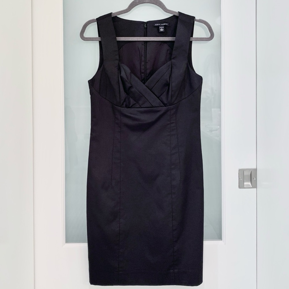Banana Republic Mini Sheath Dress (Black) Size 4